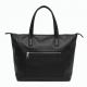 Faux Leather Tote Bag Zipped Metallic for Women