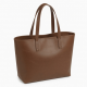 Brown Bag Minimalist Leather Polyester for Women