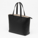 Tote Bag Minimalist Leather Zip for Women