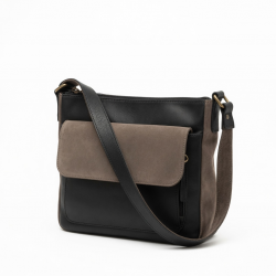 Leather Shoulder Bag Suede Zipped Party Casual for Women