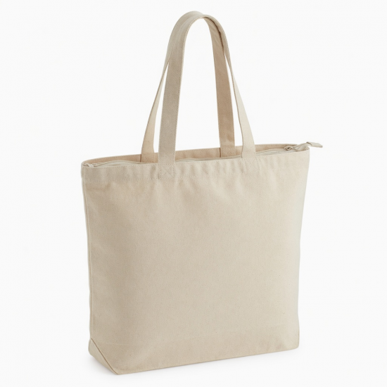 Tote Bag Canvas Zip for Women
