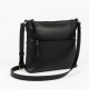 Leather Crossbody Bag Zip for Women Style 9833