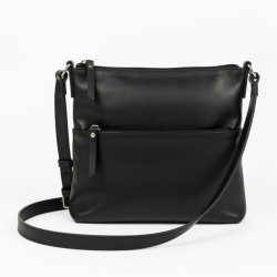 Leather Crossbody Bag Zip for Women Style 9833