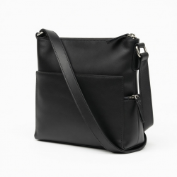 Leather Crossbody Bag Zip for Women Style 9516