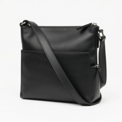 Leather Crossbody Bag Zip for Women Style 9516