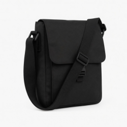 Black Nylon Crossbody Bag for Women