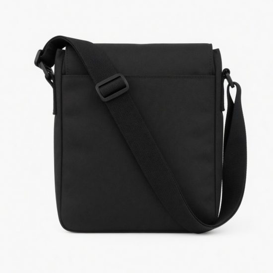 Black Nylon Crossbody Bag for Women