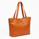 Orange Leather Tote Bag Shoulder for Women