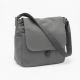 Gray Shoulder Bag Handmade for Women