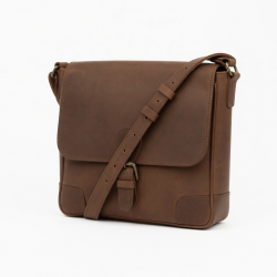 Brown Leather Crossbody Bag Vintage for Women Style 7695