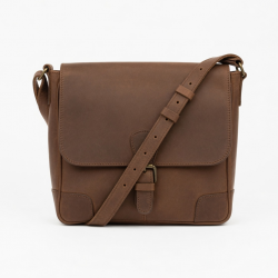 Brown Leather Crossbody Bag Vintage for Women Style 7695