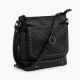Black Crossbody Bag Studded Gothic for Women