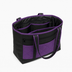 Black Purple Tote Bag Inner for Women