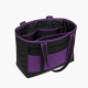 Black Purple Tote Bag Inner for Women