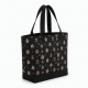 Black Tote Bag Patterned for Women
