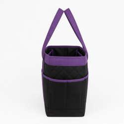 Black Purple Tote Bag Inner for Women Style 7457