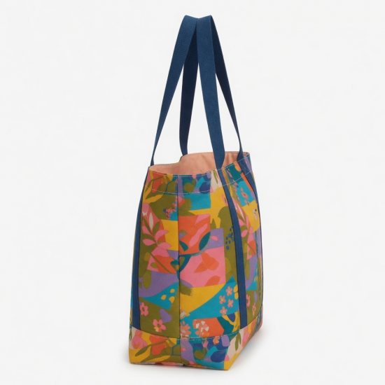 Multicolor Tote Bag Print for Women