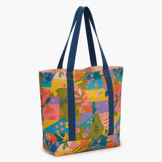 Multicolor Tote Bag Print for Women