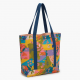 Multicolor Tote Bag Print for Women