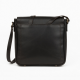 Black Brown Leather Shoulder Bag Vintage for Women