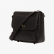 Black Brown Leather Crossbody Bag Vintage Shoulder for Women