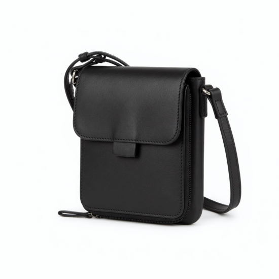 Leather Crossbody Bag Wallet for Women