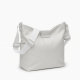 White Crossbody Bag Lined Hobo for Women