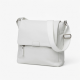White Crossbody Bag Magnetic Lined for Women