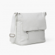 White Crossbody Bag Magnetic Lined for Women