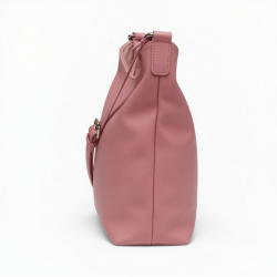 Pink Crossbody Bag Lined Hobo for Women