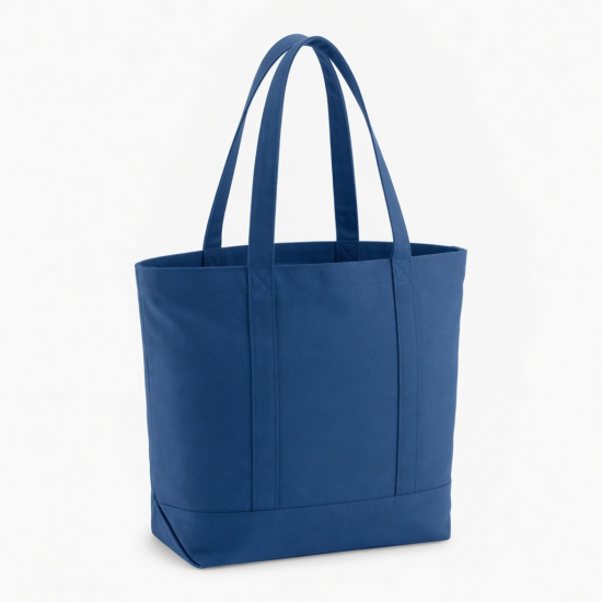 Blue Tote Bag Twin Handles for Women