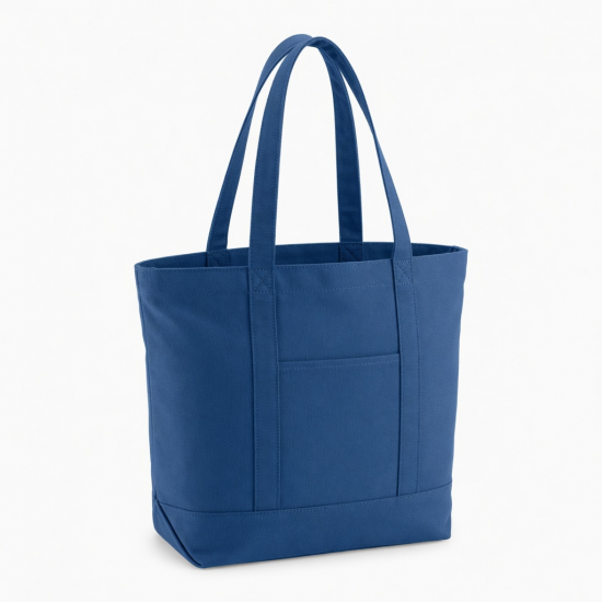 Blue Tote Bag Twin Handles for Women
