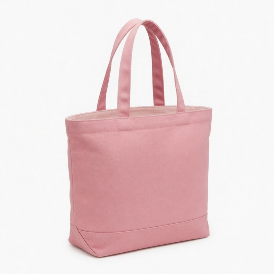 Pink Tote Bag Dual Handles for Women