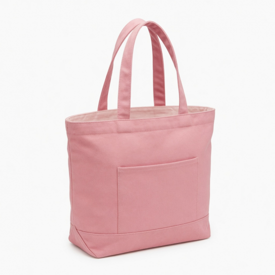 Pink Tote Bag Dual Handles for Women