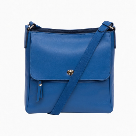 Blue Crossbody Bag Lined for Women