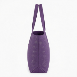 Purple Tote Bag Snake Double for Women