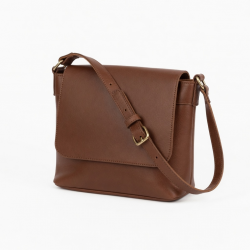 Brown Leather Crossbody Bag for Women