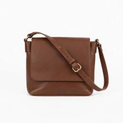Brown Leather Crossbody Bag for Women