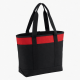 Black Red Tote Bag for Women