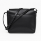 Black Leather Shoulder Bag for Women