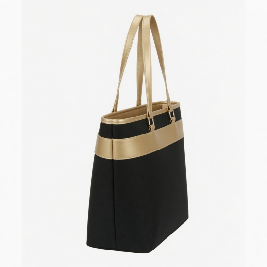 Black Gold Tote Bag for Women