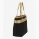 Black Gold Tote Bag for Women