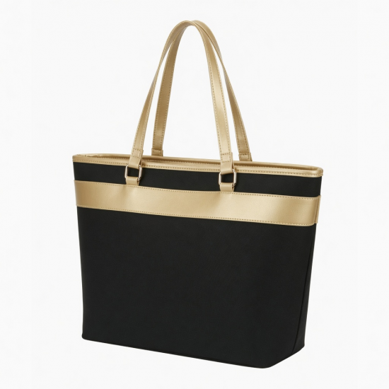 Black Gold Tote Bag for Women