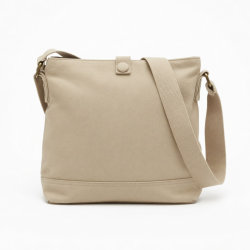 Beige Shoulder Bag Handmade for Women