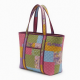 Multicolor Quilted Tote Bag Floral Handmade for Women Style 5530