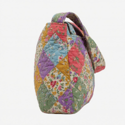 Multicolor Quilted Shoulder Bag Floral for Women