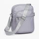 Crossbody Bag Sling Silver Polyester for Women