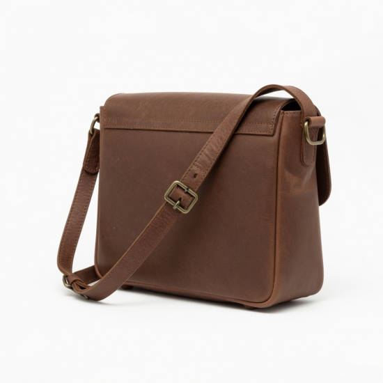 Leather Crossbody Bag Vintage for Women Style 9133