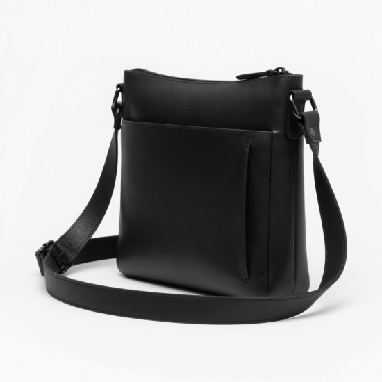 Black Shoulder Bag Leather for Women