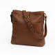Brown Leather Shoulder Bag Casual for Women